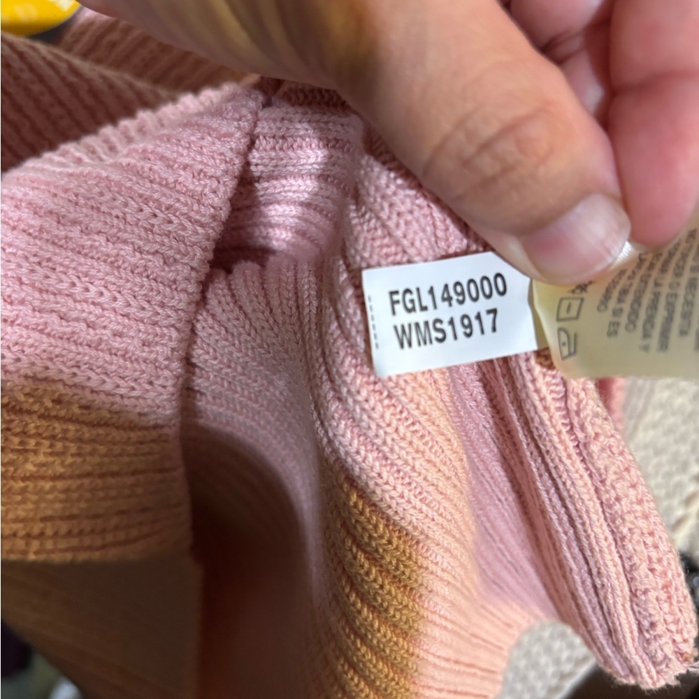 Y2K 100% Cotton Pink Women's Sweater - Picture 4 of 5